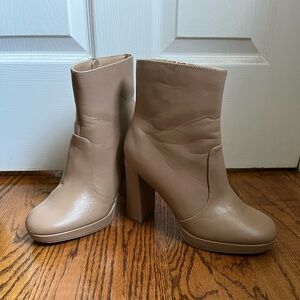 JustFab Ilsa Platform Heeled Bootie